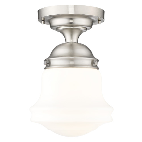 Z-Lite Z-Lite Vaughn Brushed Nickel Semi-Flushmount Light 735F10-BN