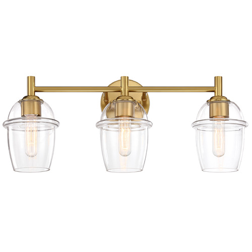 Designers Fountain Lighting Designers Fountain Summer Jazz Brushed Gold Bathroom Light D310M-3B-BG