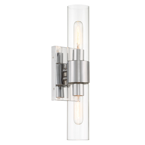 Designers Fountain Lighting Designers Fountain Anton Chrome Vertical Bathroom Light D286M-2WS-CH