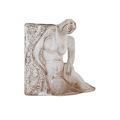 Currey and Company Lighting Paramour Vase in Pale Brown by Currey & Company 1200-0926