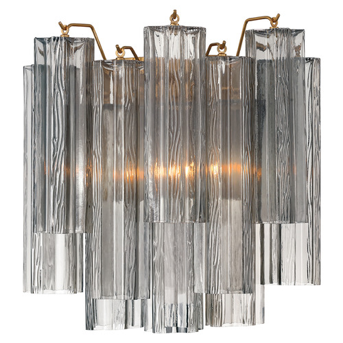 Crystorama Lighting Crystorama Lighting Addis Aged Brass Sconce ADD-303-AG-SM