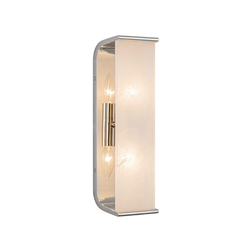 Alora Lighting Abbott 15-Inch Wall Sconce in Polished Nickel by Alora Lighting WV327015PNAR
