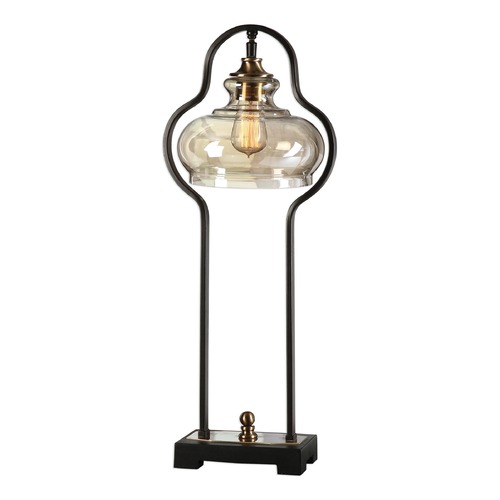 Uttermost Lighting Cotulla Aged Black Desk Lamp by Uttermost Lighting 29259-1