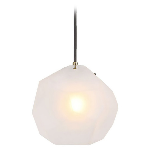 Uttermost Lighting Geodesic Matte Antique Brass Mini-Pendant Light by Uttermost Lighting 21576