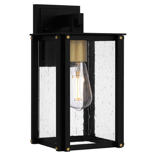 Quoizel Lighting Quoizel Lighting Robbins Matte Black Outdoor Wall Light ROB8406MBK