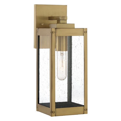 Quoizel Lighting Westover Antique Brass Outdoor Wall Light by Quoizel Lighting WVR8405A