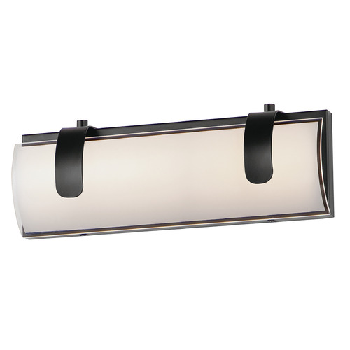 ET2 Lighting Clutch 13-Inch LED Vanity Light in Matte Black by ET2 Lighting E25131-92BK