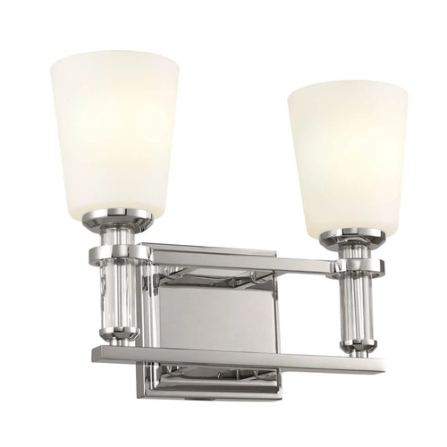Kichler Lighting Rosalind 2-Light Bath Light in Polished Nickel by Kichler Lighting 55146PN