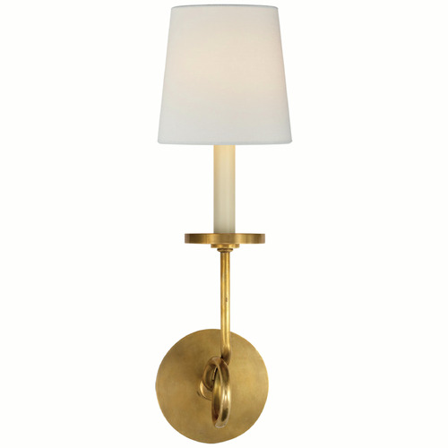 Visual Comfort Signature Collection Chapman & Myers Symmetric Twist Sconce in Brass by VC Signature  CHD1610ABL