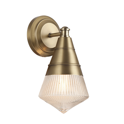 Maxim Lighting Hargreaves Wall Sconce in Natural Aged Brass by Maxim Lighting 10391PRNAB
