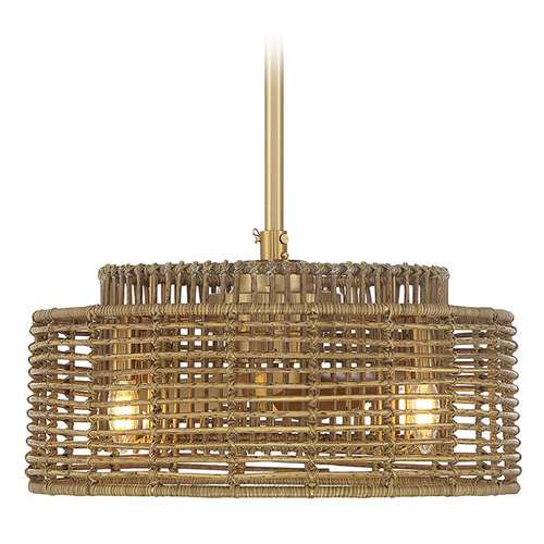 Savoy House Savoy House Lighting Ferndale Warm Brass LED Ceiling Fan with Light 20-FD-155-322