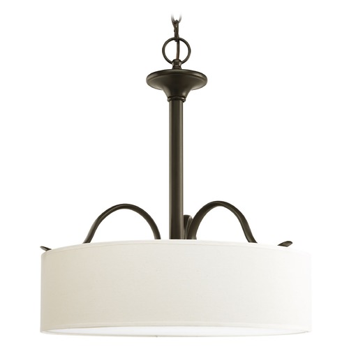 Progress Lighting Inspire Drum Pendant in Antique Bronze by Progress Lighting P3931-20
