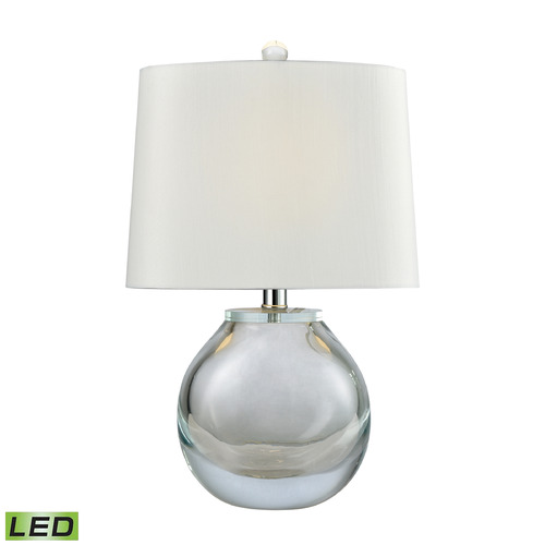 Elk Lighting Elk Lighting Playa Linda Clear LED Table Lamp with Oval Shade D3854CL-LED
