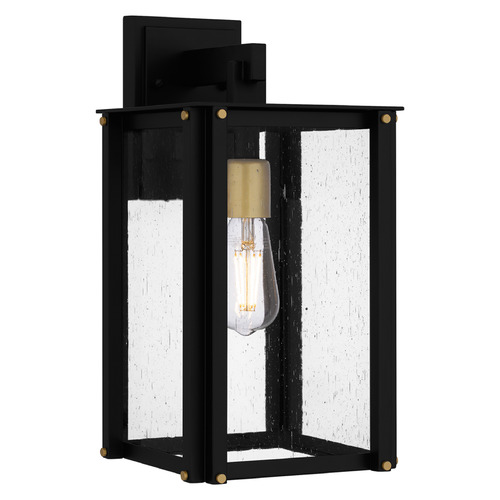 Quoizel Lighting Quoizel Lighting Robbins Matte Black Outdoor Wall Light ROB8408MBK