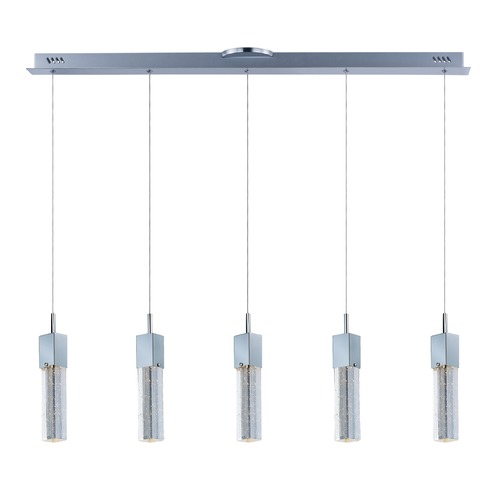 ET2 Lighting Fizz III 39-Inch LED Linear Pendant in Chrome by ET2 Lighting E22764-89PC