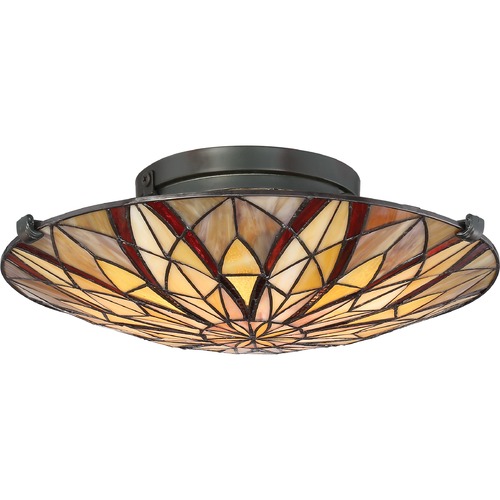 Quoizel Lighting Victory Valiant Bronze Semi-Flush by Quoizel Lighting TFVY1400VA