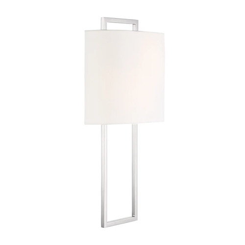 Crystorama Lighting Fremont 2-Light Wall Sconce in Polished Nickel by Crystorama Lighting FRE-422-PN