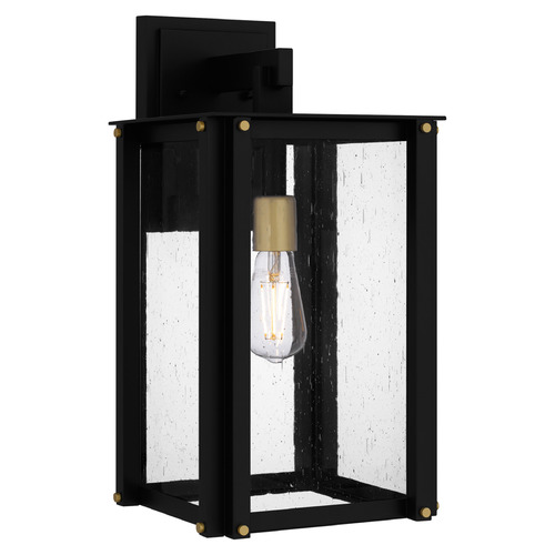 Quoizel Lighting Quoizel Lighting Robbins Matte Black Outdoor Wall Light ROB8409MBK