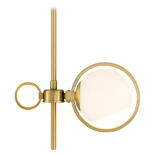 Designers Fountain Lighting Designers Fountain Teatro Brushed Gold Pendant Light with Bowl / Dome Shade D296C-11P-BG