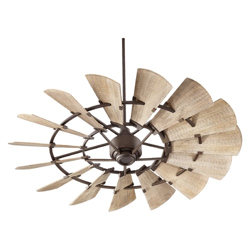 Quorum Lighting Windmill 60-Inch Modern Farmhouse Fan in Oiled Bronze by Quorum Lighting 96015-86