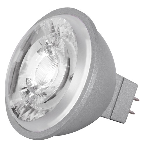 Satco Lighting 8W LED MR16 3000K 490 Lumens 15-Degree GU5.3 Base 12V AC/DC Dimmable by Satco Lighting S8636