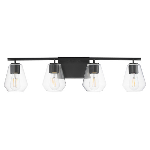 Maxim Lighting Maxim Lighting Geode Black Bathroom Light 21334CLBK