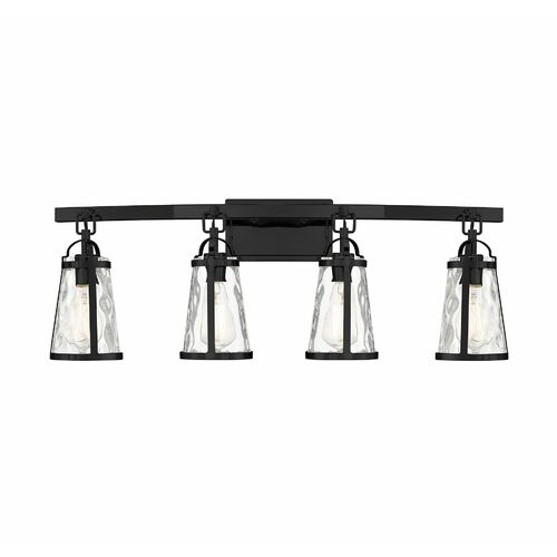 Savoy House Albany 32-Inch Vanity Light in Black by Savoy House 8-560-4-BK