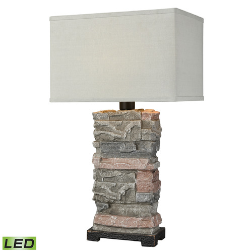 Elk Lighting Elk Lighting Terra Firma Stone LED Outdoor Table Lamp D3975-LED