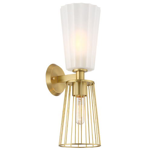 Designers Fountain Lighting Designers Fountain Liana Brushed Gold Vertical Bathroom Light D328M-2WS-BG