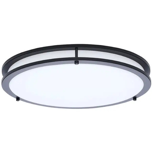 Nuvo Lighting Nuvo Lighting Glamour Black LED Flushmount Light 62-1977