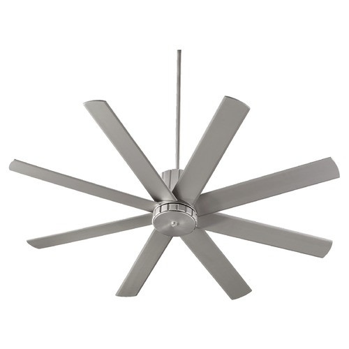 Quorum Lighting 60-Inch Proxima Satin Nickel Fan With Satin Nickel Blades by Quorum Lighting 96608-65