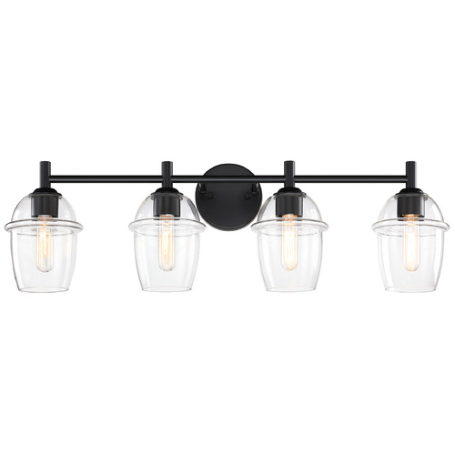 Designers Fountain Lighting Designers Fountain Summer Jazz Matte Black Bathroom Light D310M-4B-MB