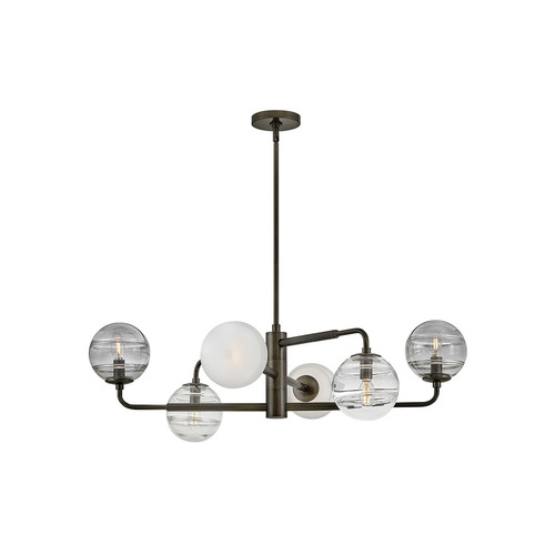 Fredrick Ramond Oberon 6-Light Chandelier in Black Oxide by Fredrick Ramond FR30506BX