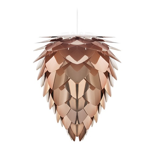 UMAGE UMAGE White Plug-In Swag Pendant Light with Abstract Shade 2033_4009