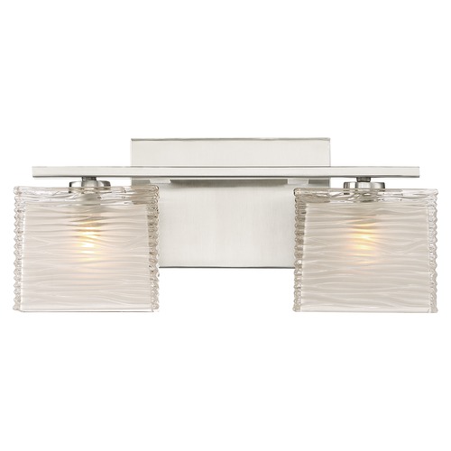 Quoizel Lighting Westcap Brushed Nickel 2-Light Bathroom Light by Quoizel Lighting WCP8602BN