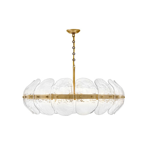 Fredrick Ramond Lillia 36-Inch Convertible Chandelier in Brass by Fredrick Ramond FR30514HB