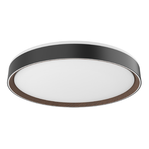 Kuzco Lighting Kuzco Lighting Essex Black & Walnut LED Flushmount Light FM43920-BK/WT-5CCT
