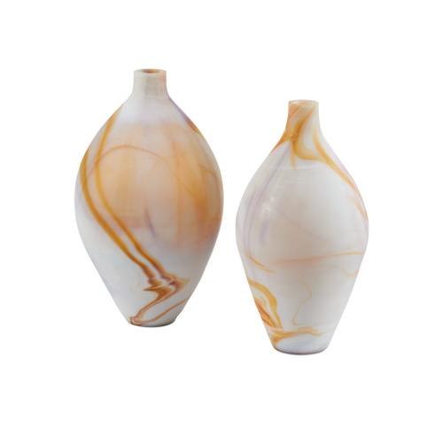 Currey and Company Lighting Gobi Vase Set of 2 in Onyx & Jasper by Currey & Company 1200-0939