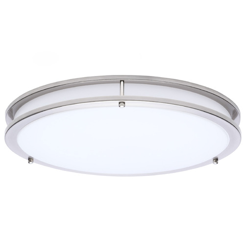 Nuvo Lighting Nuvo Lighting Glamour Brushed Nickel LED Flushmount Light 62-1877