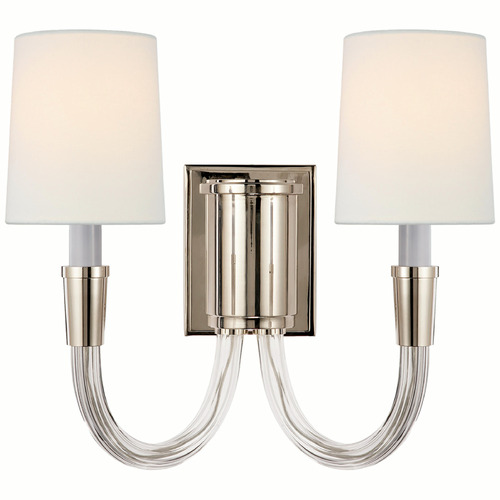 Visual Comfort Signature Collection Thomas OBrien Vivian Sconce in Polished Nickel by VC Signature TOB2033PNL