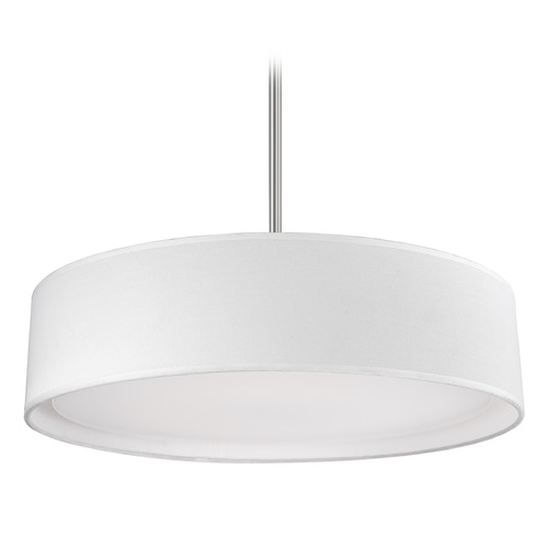 Kuzco Lighting Kuzco Lighting Dalton LED Pendant Light with Drum Shade PD7920-WH-5CCT