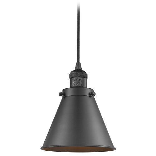 Innovations Lighting Appalachian Matte Black Mini Pendant by Innovations Lighting 201C-BK-M13-BK