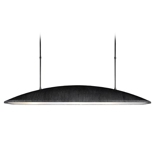 Visual Comfort Signature Collection Kelly Wearstler Utopia Linear Pendant in Aged Iron by Visual Comfort Signature KW5550AIFA