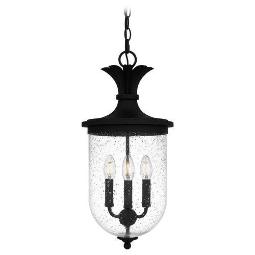 Quoizel Lighting Quoizel Lighting Havana Earth Black Outdoor Hanging Light HVN1910EK
