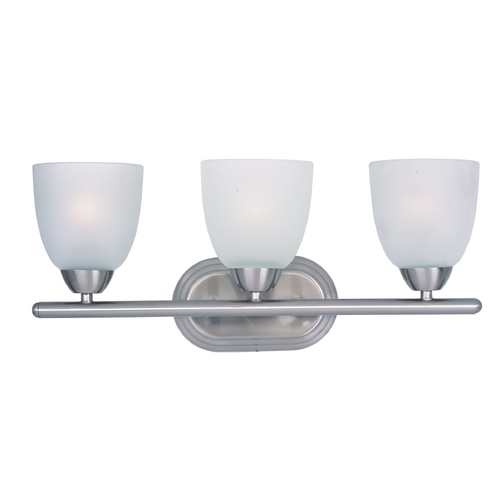 Maxim Lighting Axis Satin Nickel Bathroom Light by Maxim Lighting 11313FTSN