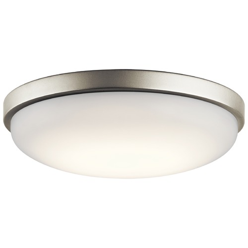 Kichler Lighting Ceiling Space 14.50-Inch Brushed Nickel LED Flush Mount by Kichler Lighting 10764NILED