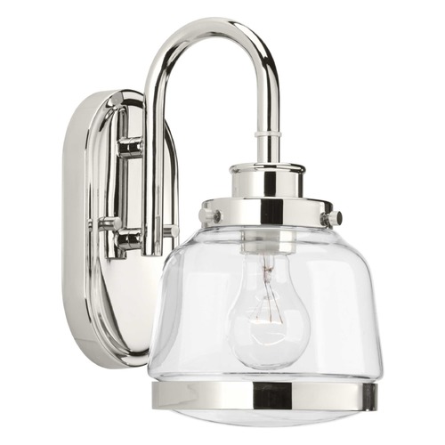 Progress Lighting Judson Polished Nickel Sconce by Progress Lighting P300080-104