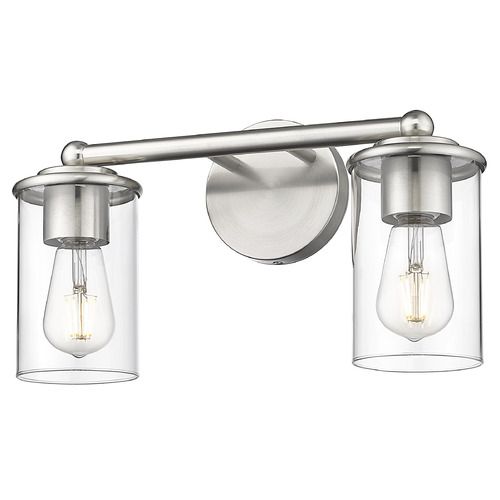 Z-Lite Z-Lite Thayer Brushed Nickel Bathroom Light 742-2V-BN