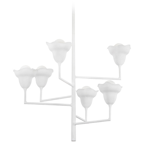 Hudson Valley Lighting Hudson Valley Lighting Alora White Plaster Chandelier 1286-WP