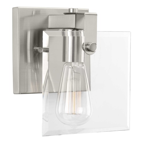 Progress Lighting Glayse Brushed Nickel Sconce by Progress Lighting P300105-009